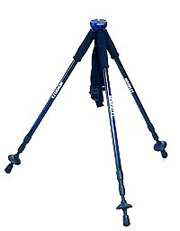 BasicBall mit Novoflex-Teleskop-Wanderst&ouml;cken als Stativ